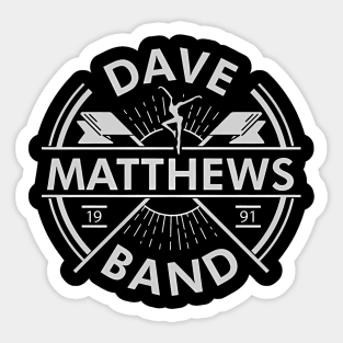 Matthew_band_white Sticker